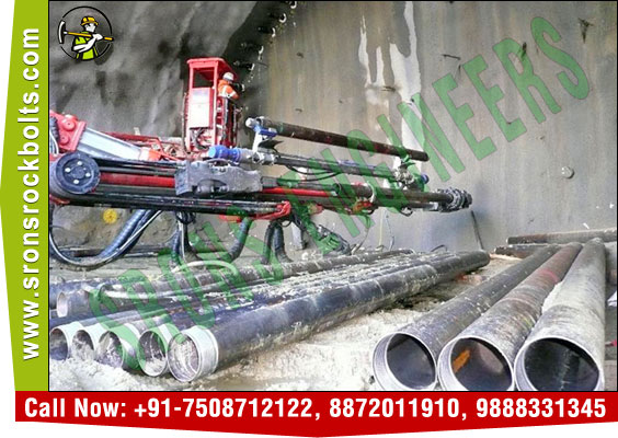 Tunnel Forepoling Manufacturers Exporters in India +91-7508712122 http://www.sronsrockbolts.com